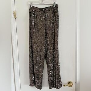 Sequin Black Pants